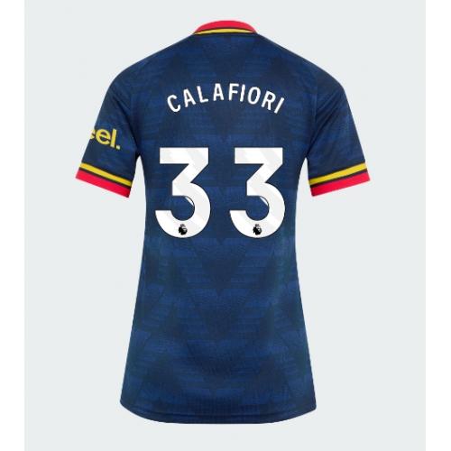 Billige Fotballdrakt Arsenal Riccardo Calafiori #33 Replika Bortedrakt Dame 2026-27 Kortermet Billige Fotballdrakt Arsenal Riccardo Calafiori #33 Replika Bortedrakt Dame 2026-27 Kortermet